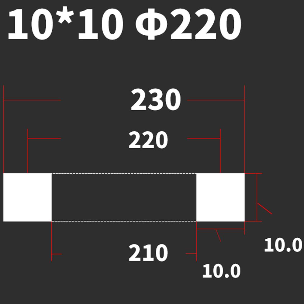 170-1220mm VMQ Silikonkautschuk 10mm Quadratische Dichtung Dichtungsstreifen Für Druck Runde Mannloch-Behälter Runde Mannloch-Tür Sanitär