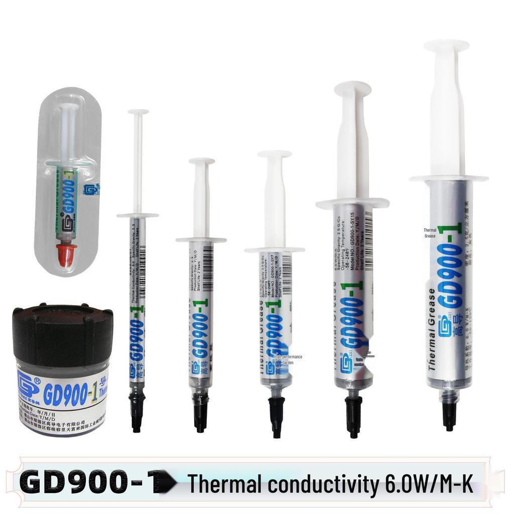 GD900-1 Thermal Paste: High Conductivity Cooling for CPU/GPU, Available in 1/3/7/15/30 Grams