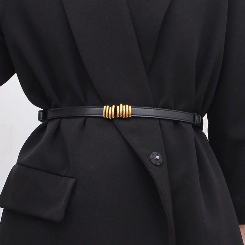 Elegant Adjustable Womens Slim Waist Belt In Classic Versatile Style For Dresses