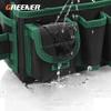 Greener Thicken Tool Kit Electric Drill Storage Packaging Repair Multi Layer Waist Bag Electrical Tools Canvas Wear Resistant