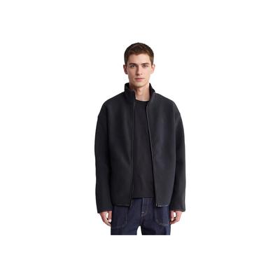 Calvin Klein Giacca Semplice Comoda con Zip a Tinta Unita Giubbotti Uomo Nero 81QP405-001