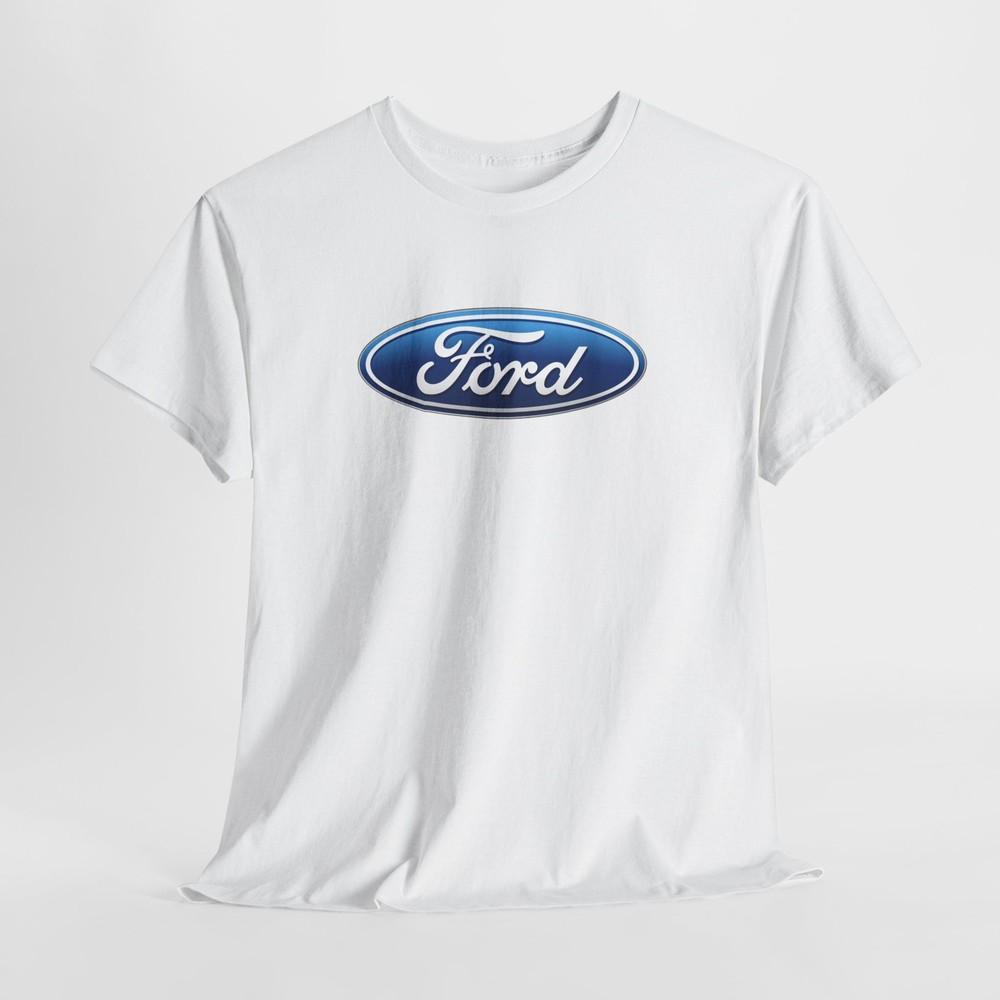 

Ford T-Shirt – Unisex Car Logo Cotton Tee for Men Women or Truck Fans L