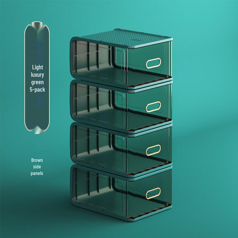 Stackable Clear Drawer Shoe Storage Box