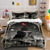 Gothic Castle, Moon, Bats. Bedding Sets Duvet Cover Sets Duvet Covers Pillowcases(1* Duvet Cover 2* Pillowcases Without Duvet Insert)