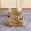 Women's Shoes Winter Cotton Shoes Women's 2025 New Ins Trendy Casual Shoes Children's Versatile Velvet Thick Baseplate Shoes Y8607