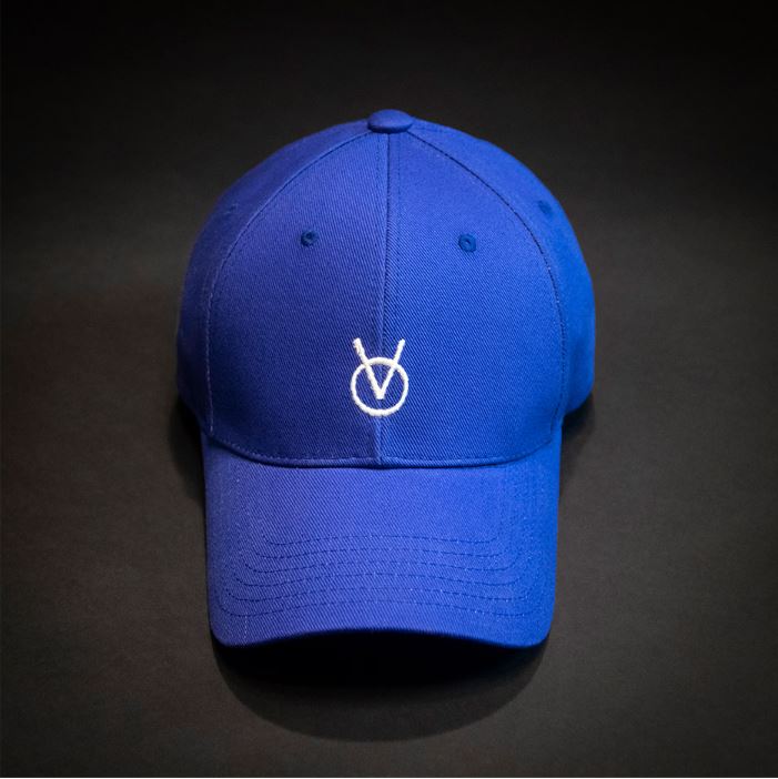 Binseumokeu Ov Small Logo Blue Ball Cap Hard Fit