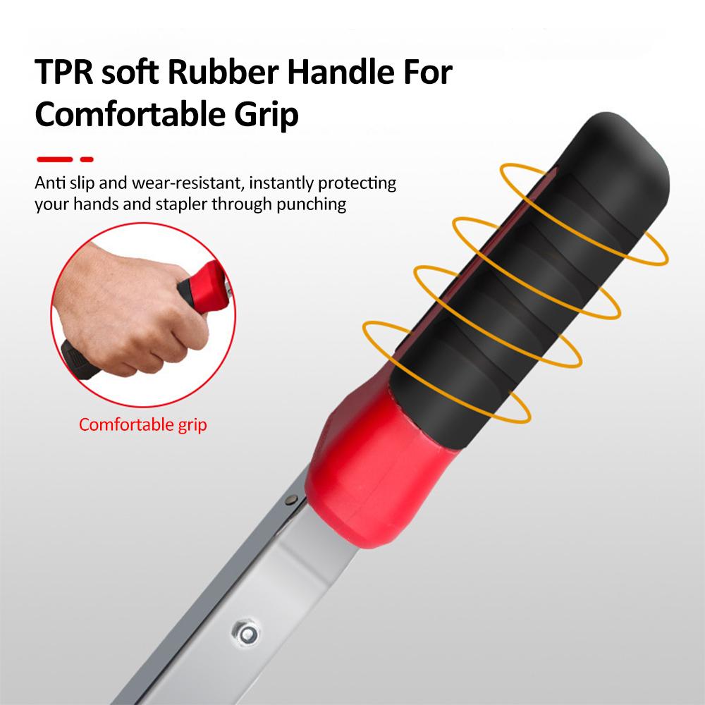 Handheld Hammer Tacker Stapler for Door Type Staples   Extra Efficient Manual Hammer Stapler for Furniture Production,