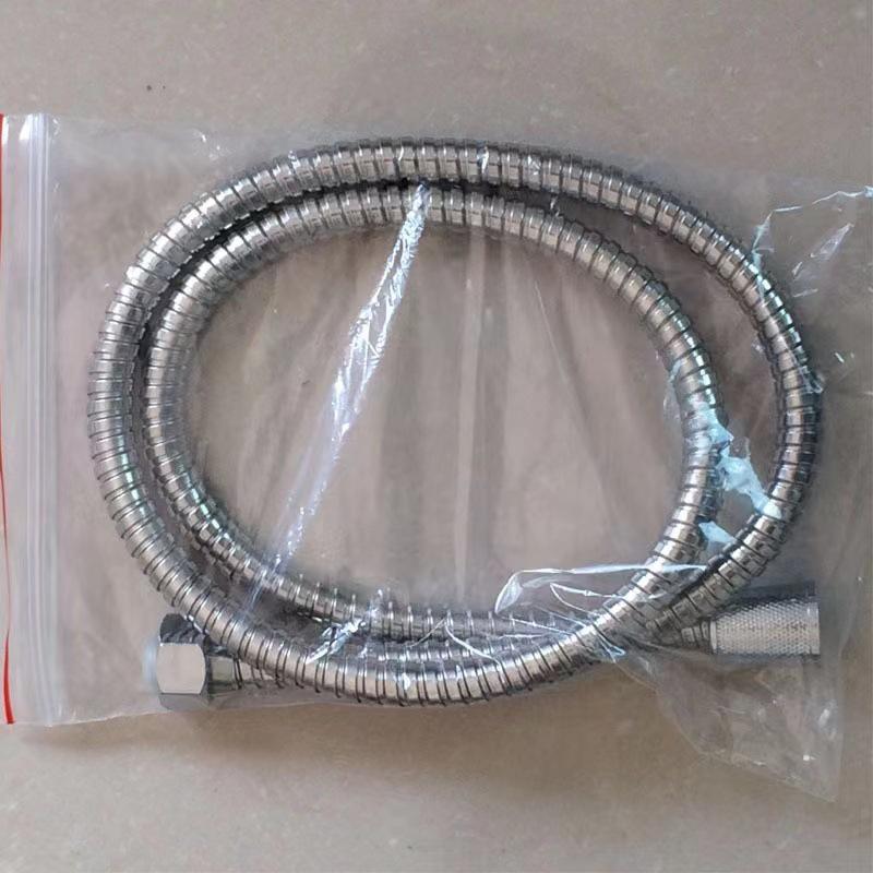 Stainless Steel Explosion-Proof Rain Shower Hose with Electroplated Secure Metal Design