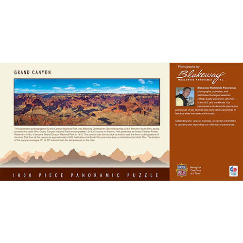 Masterpieces Puzzle Panoramic (1000 Pcs) (Grand Canyon)