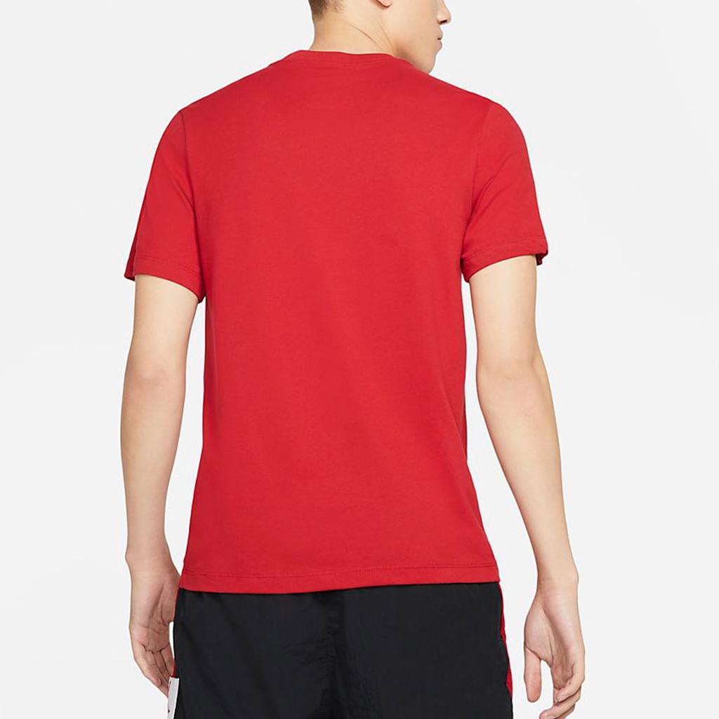 Air Jordan Jumpman Logo Quick-Dry Sports Round-Neck Short-Sleeve T-Shirt Men Tops Red CW5191-687