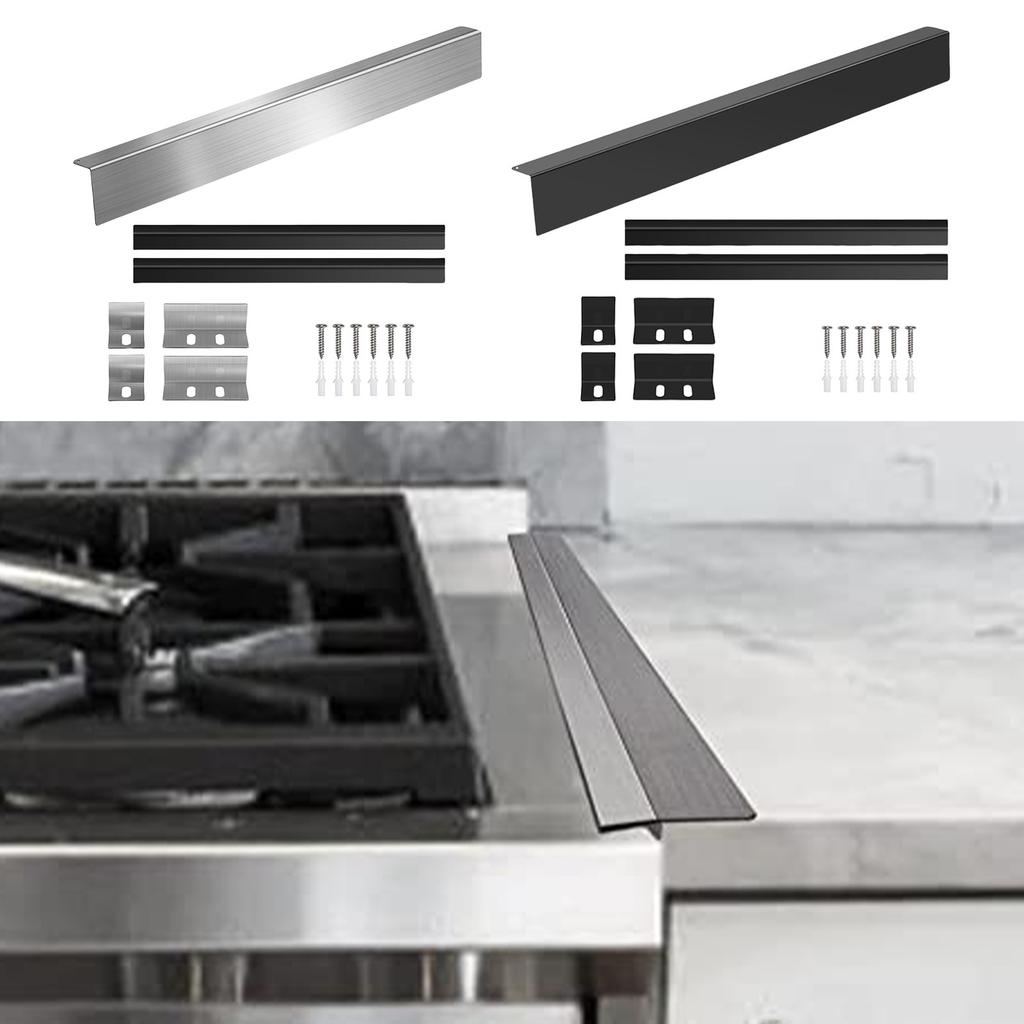 Slide-in Range Rear Filler Kit 30inch Universal for Stove Gap Kitchen Cooktop Trim Between Stove and Backsplash