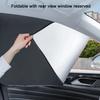 Magnetic Car Sunshade UV Protection Curtains Sun Shield Cover Double Sides Auto Window Sun Shade Protector Cover Accessories