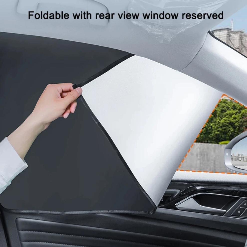 Magnetic Car Sunshade UV Protection Curtains Sun Shield Cover Double Sides Auto Window Sun Shade Protector Cover Accessories