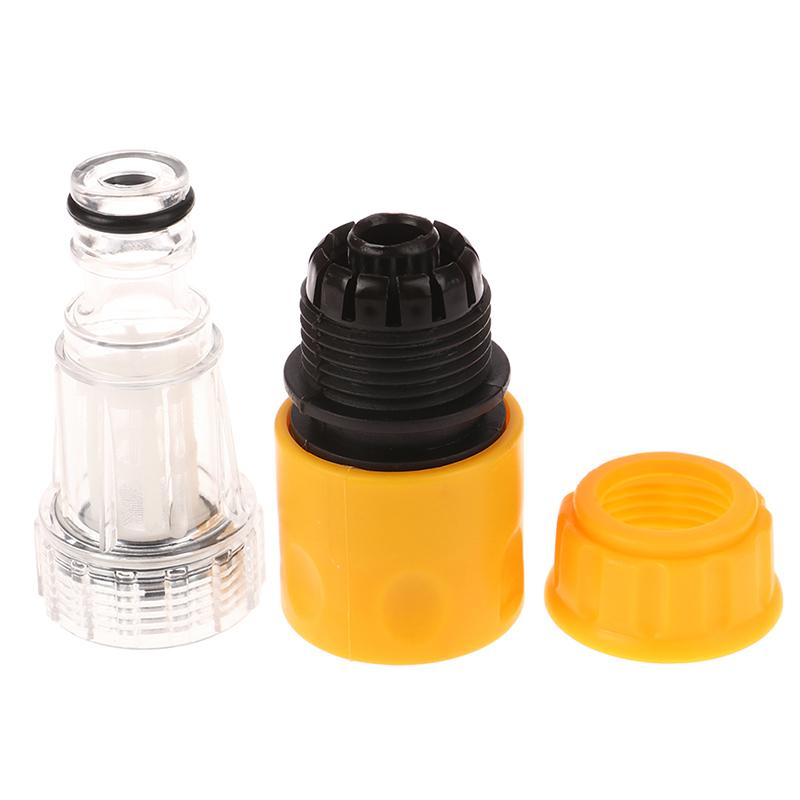Water Connector Filter Car Cleaner Pressure Washer Hose Pipe Valve Adapter
