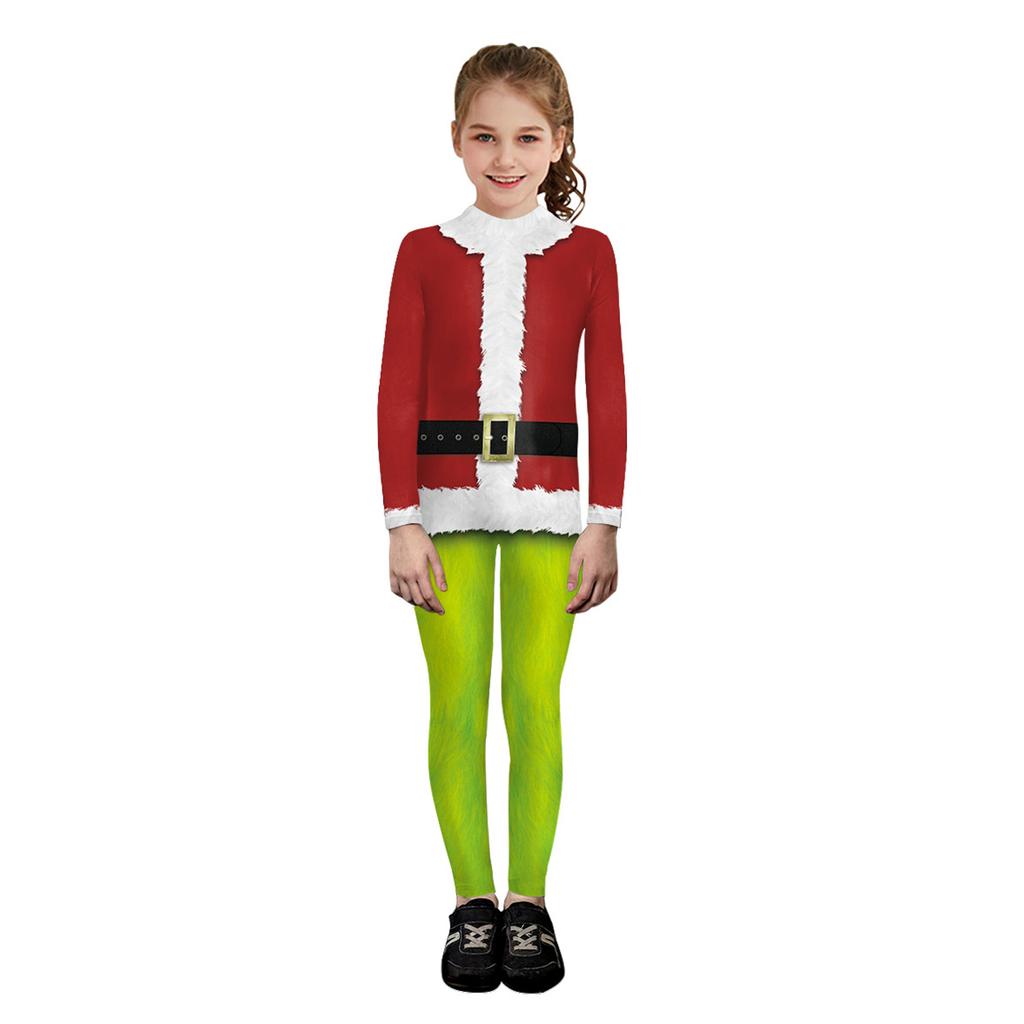Kinder Freizeitmode Urlaubsfeier Weihnachten-Thema Jumpsuit