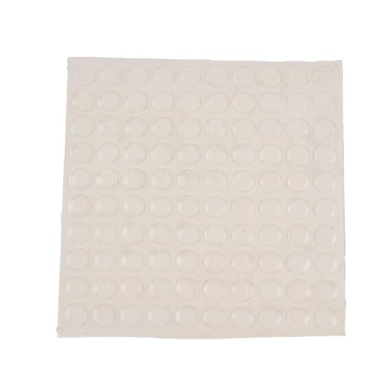 100Pcs Silicone Buffer Pads Anti-Slip Damper Furniture Door Stopper Bumper