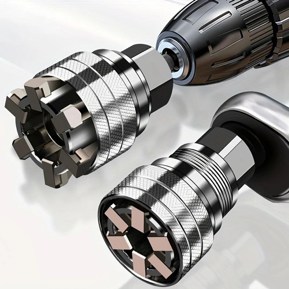 Magic Socket Wrench 9~11mm Universal Hex Spanner Multifunctional Ratchet Sleeve High Bearing Strength Large Torque Sturdy