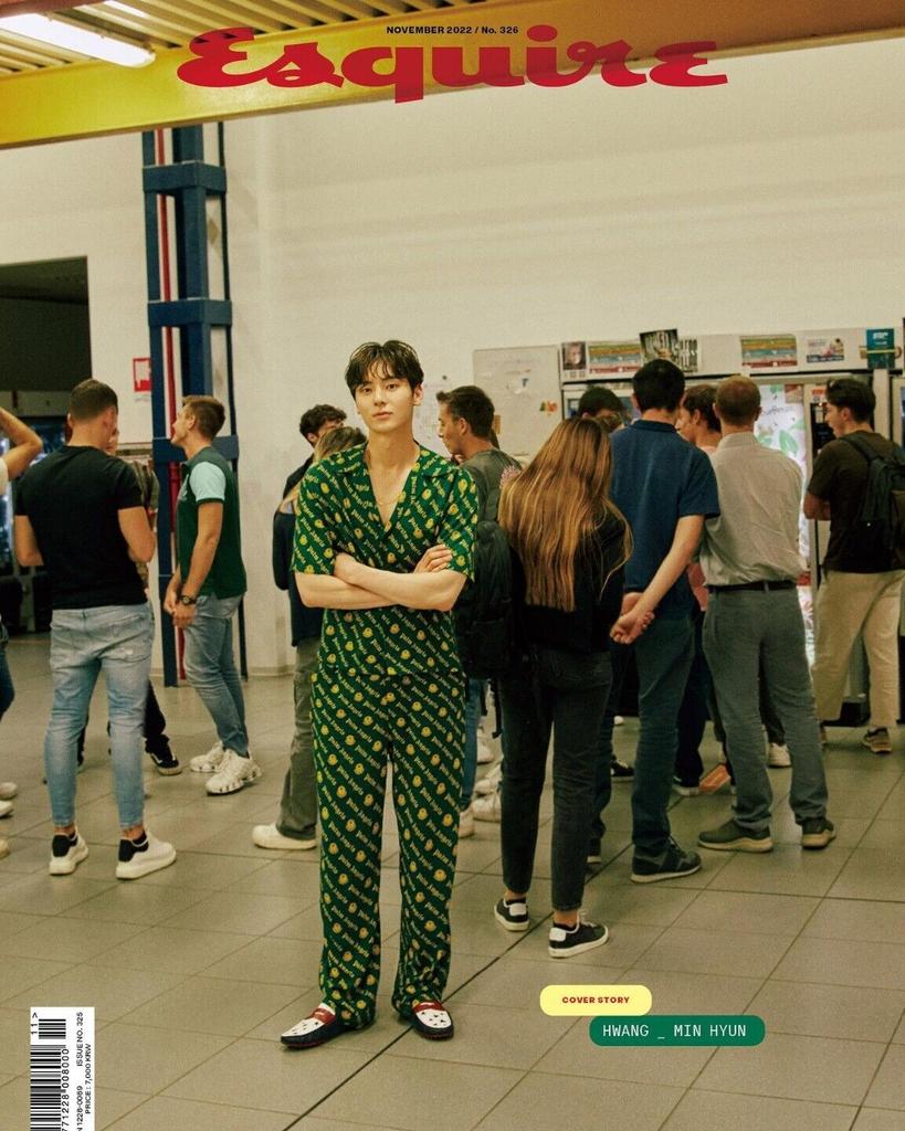 Esquire Korea 2022 November NU'EST HWANG-MINHYUN Cover, K POP, K STAR