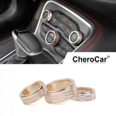 Air Condition Volume Switch Knob Cover Trim for Dodge Charger 15+/RAM 1500 12-17