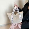 Straw Fashion Korean Version Handbag 2025 Spring New Versatile Ins Shoulder Armpit Bag Casual Bag Tote Bag