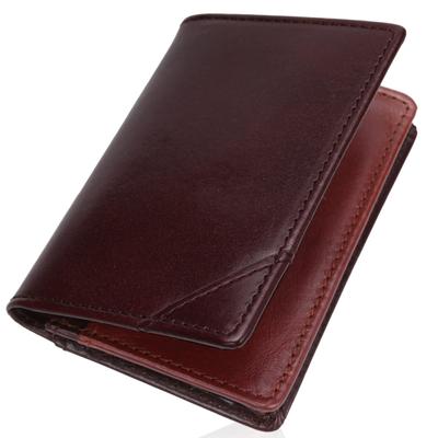 Visithållare för äkta italienskt vegetabiliskt garvat läder Vis visitkortsetui Brun x [Linody] Män, Läder, [Naturlig garvning] (Mörkbrun)