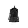 Kappa Fabric Synthetic Leather Retro Casual Shock Absorbing Non-Slip Wear-Resistant Low-Top Dad Shoes Unisex Sneakers Black Silver K0CY5MC53-990