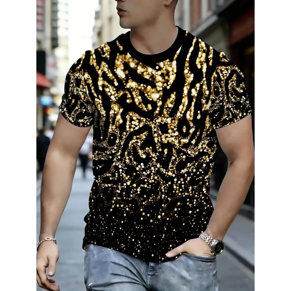 Daily Versatile Comfortable Men's Top Casual Short Sleeves Loose T-Shirts Men’s