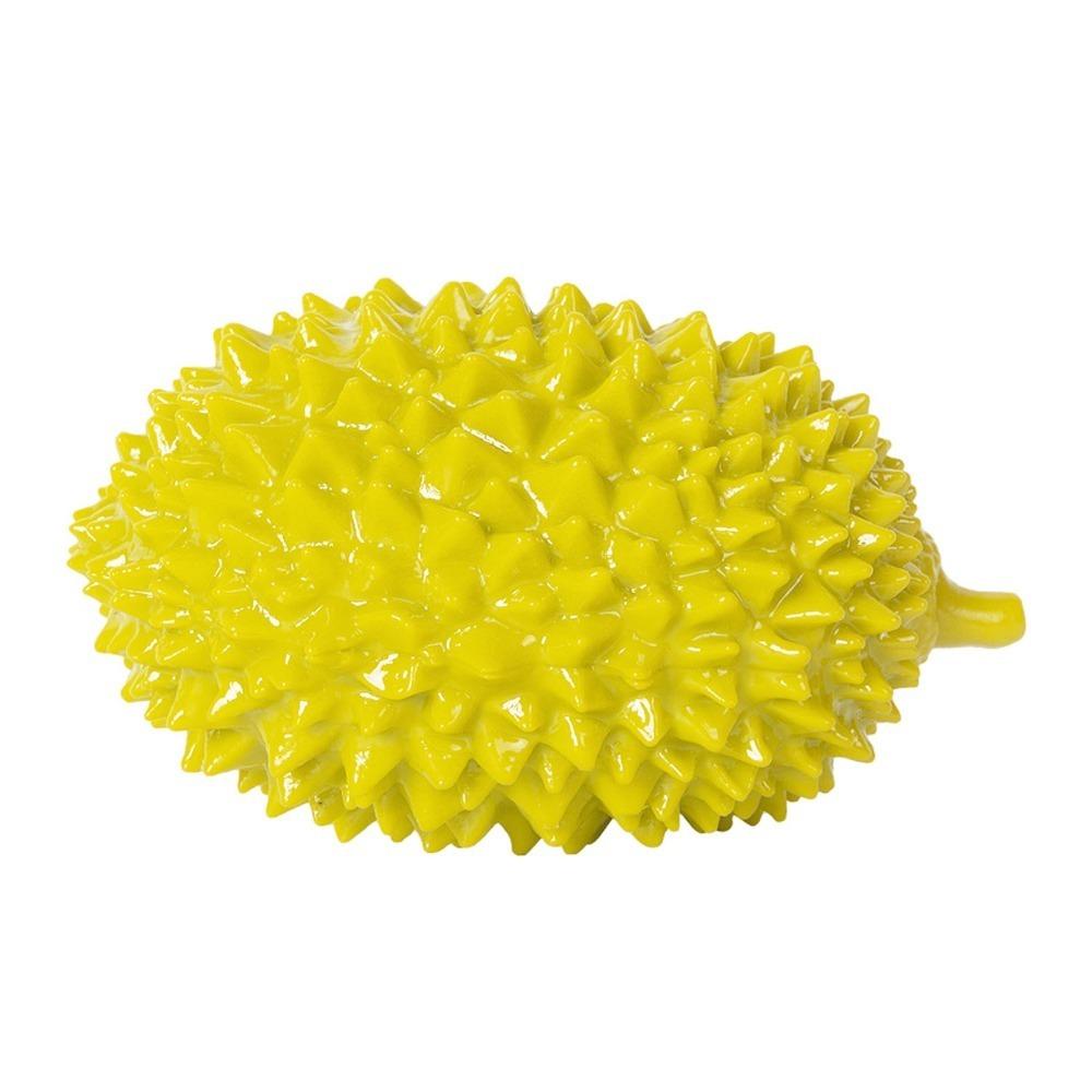 Spiky Outline Squeaky Dog Toy Yellow Tone Pet Molar Toy Behavior Training Dog Squeaky Toy