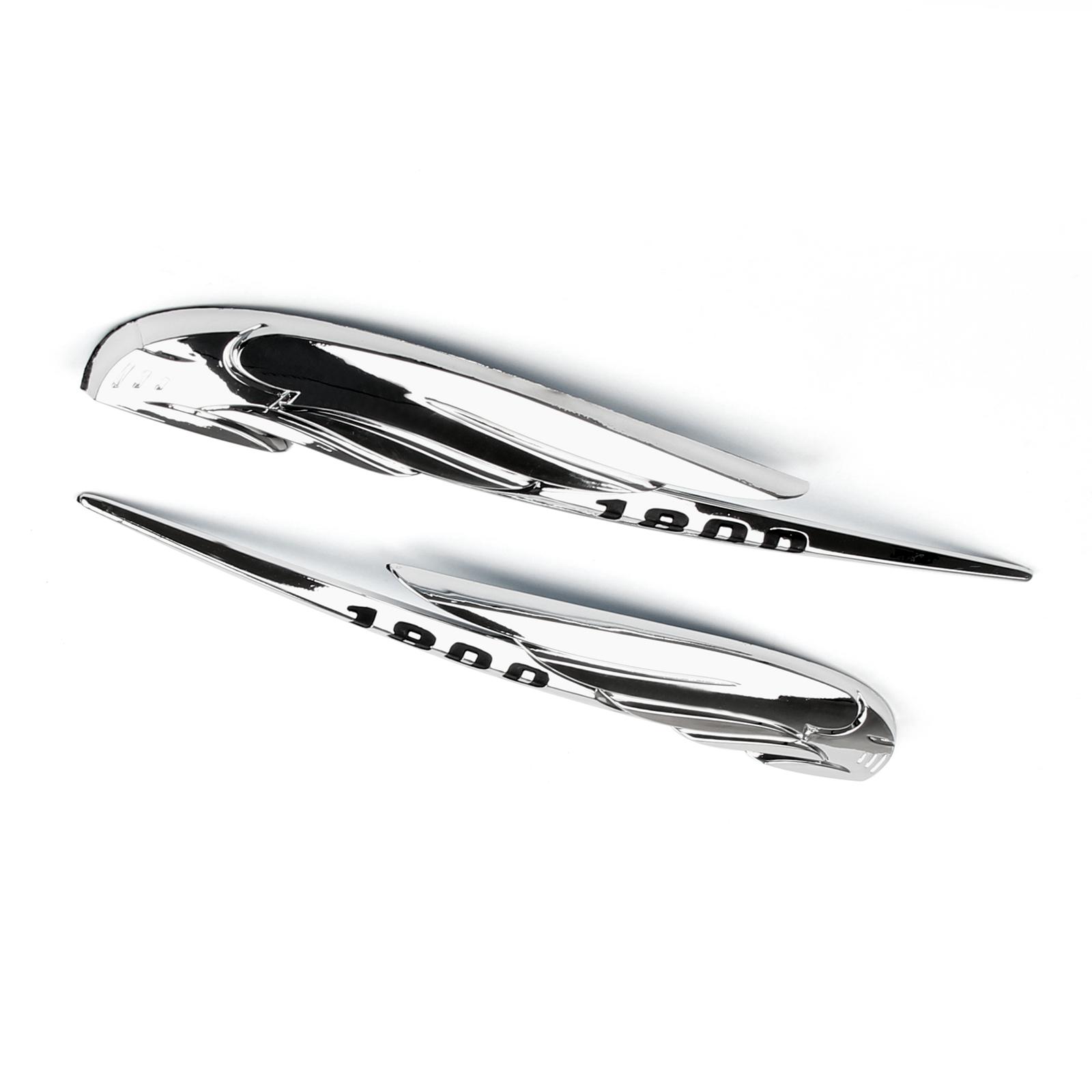 

Motorcycle Gas Tank Emblem Badge Decals Chrome for HONDA VTX1800