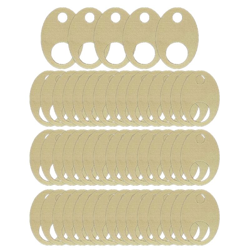 50 Pcs Wood Thread Drop Embroidery Floss Chip Organization Stitching Treads Bobbins Board Card for Sewing Storage