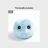 1pcs 3pcs Interactive Cat Plush Toy Ball with Squeaky Sound - Fun Training Toy for Playtime and Exercise