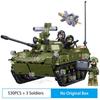 Sluban Military Plane City Warplane Fighting Airplane Vehicle Tank Sets Model Building Blocks Toys for Gifts