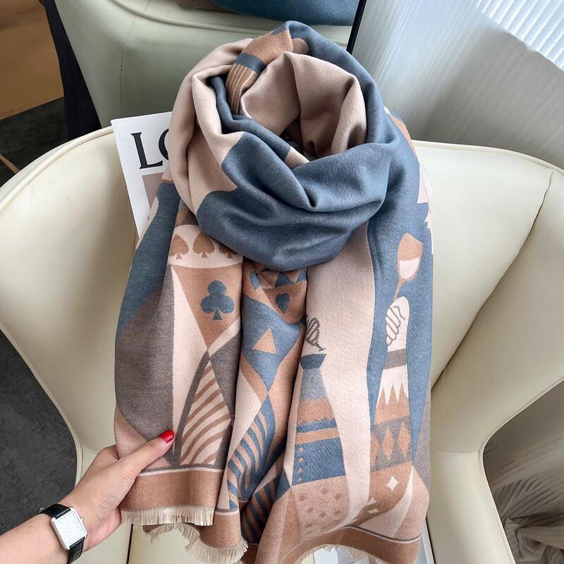 

Zhenxiang Women s Jacquard Scarf and Shawl 185x65cm