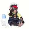 Mini Affen Baby Zwilling Sehr Weiches Flexibles Silikon Reborn Frühchen Sammlerstück Kunstpuppe Detailliert Handgemacht Lebensgetreu Kindergeschenke