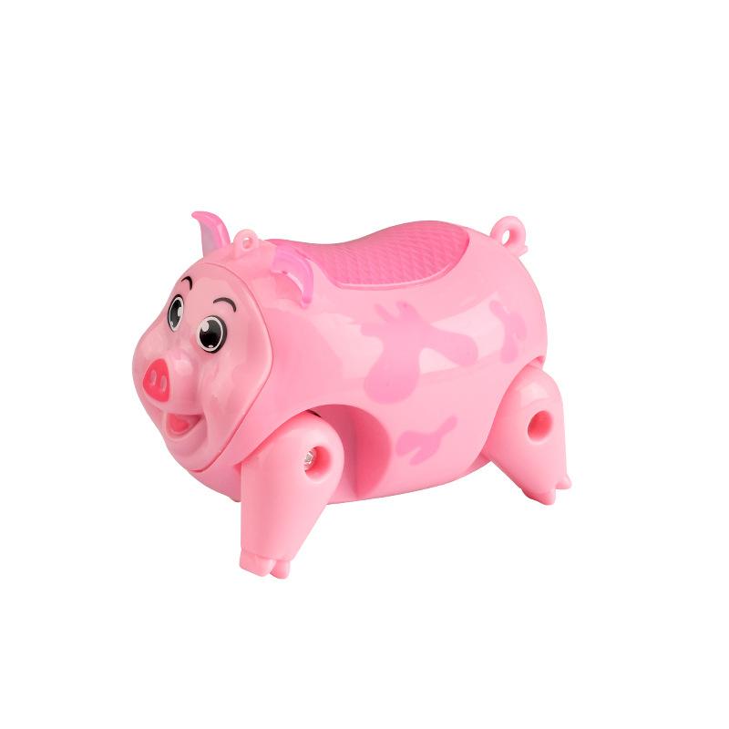 

Будет ли бежать электрическая свинья, светящиеся музыкальные детские игрушки, свинья на поводке, игрушка-головоломка 7.3*8.6*11.7cm розовый