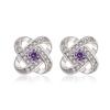 Korean Eternal Heart & Lucky Clover Earrings - Jewelry Collection