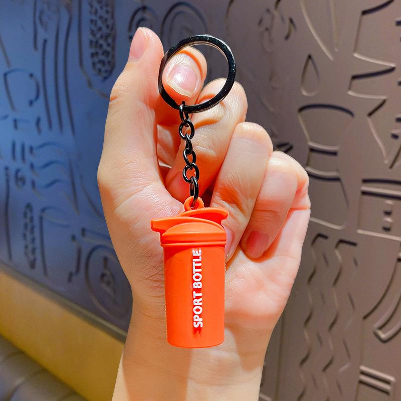 High-Grade Mini Fitness Equipment Keychain Charms & Ornaments