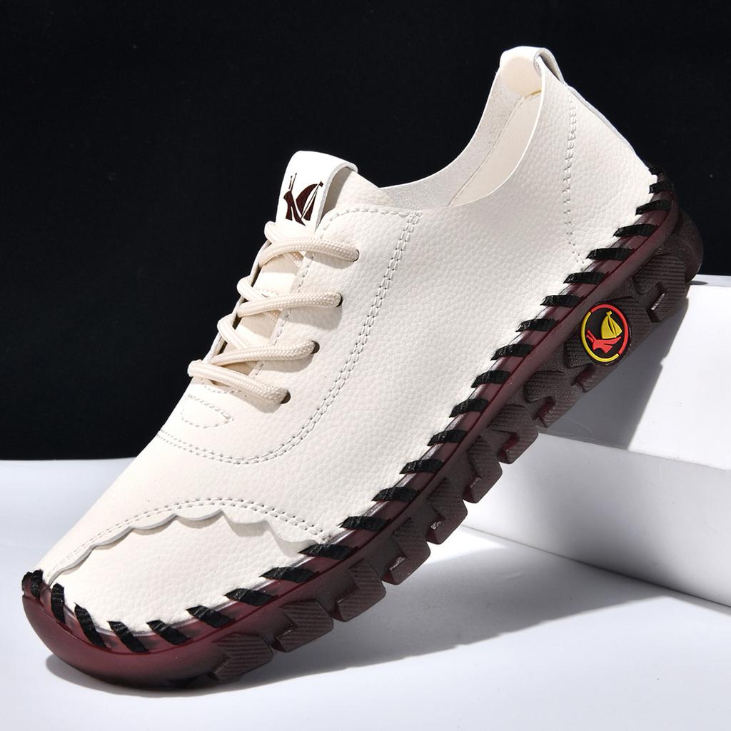 20252025 Popular Beef Tendon Soft-soled Mother Shoes Autumn New Women's Shoes Flat-soled Non-slip Casual Shoes