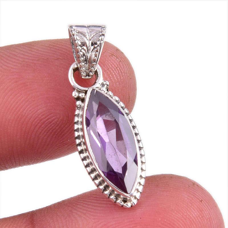 

Natural Alexandrite Gemstone 925 Solid Sterling Silver Gift Pendant 1.25 l2Z93