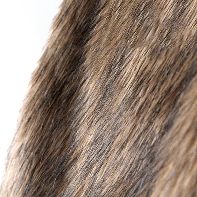 1PC Fashion Solid Colors European Style Ladies Vest Faux Leather Fur V Neck Open Waistcoat