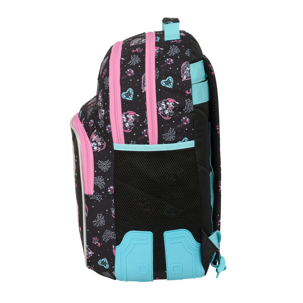 School Bag Monster High Black 32 x 42 x 15 cm