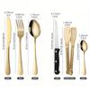 2 Person Utensil Picnic Set with Plate Spoon Knife Fork Outdoor Picnic Tableware Camping Dinnerware Set