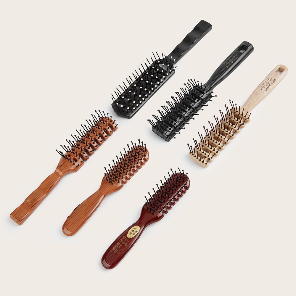 Hollow Out Wet Curly Hair Brushes Hair Scalp Massage Comb Anti-static Detangling Hair Brush Tangled Hair Comb Salon Hair Tools
