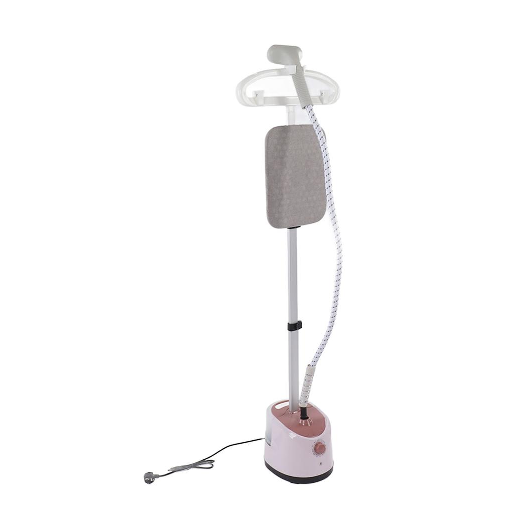 Standing Fabric Steam Iron with Hanger Pink 2000W   Powerful Garment Steam Iron for Home