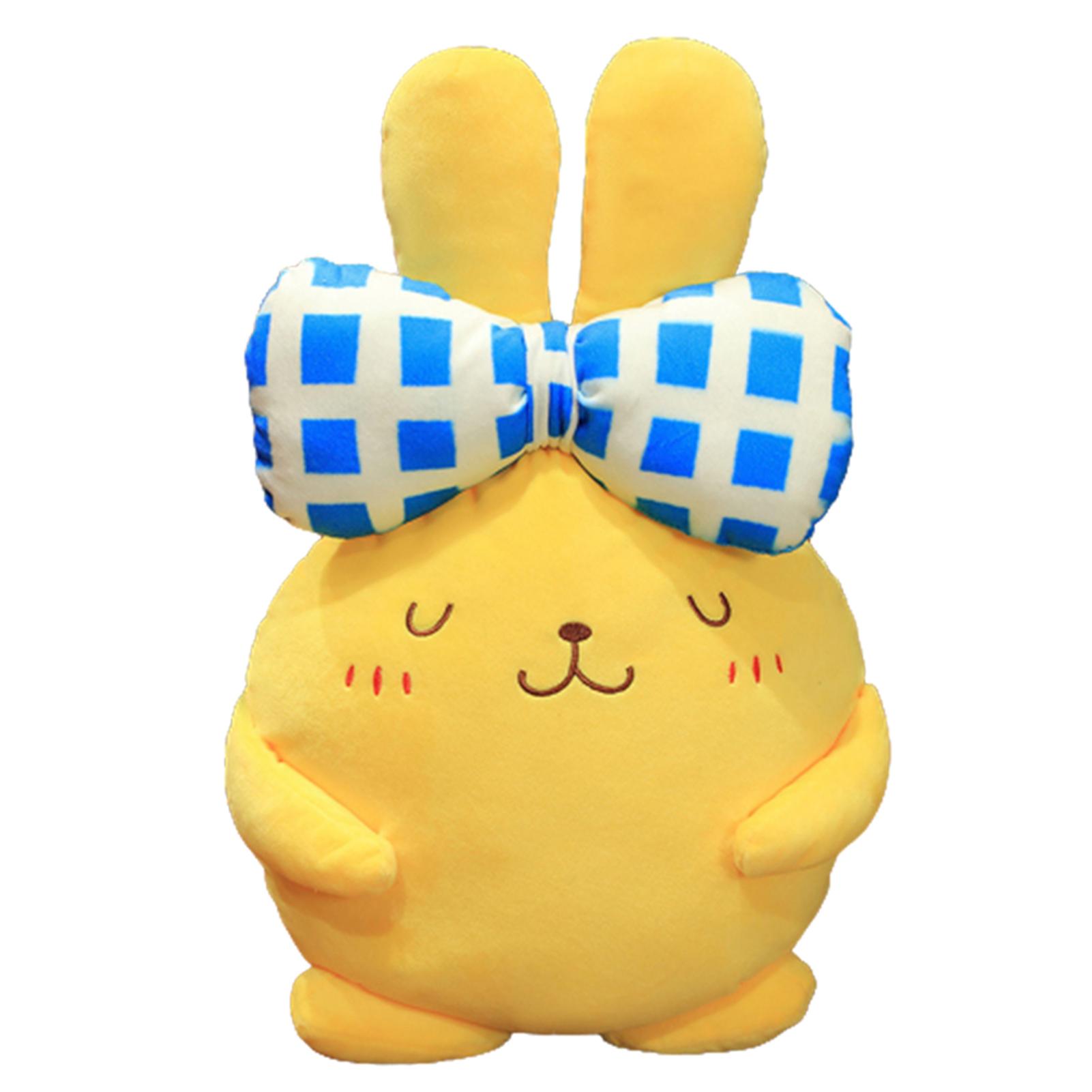 

Rabbit Anime Character Stuffed Toy Soft Cuddly Friend Baby Sleeping Pillow синий