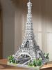 MOC Paris Tower Street View Building Block Mini Diamond Small Particle Assembly Building Block Decoration Toy