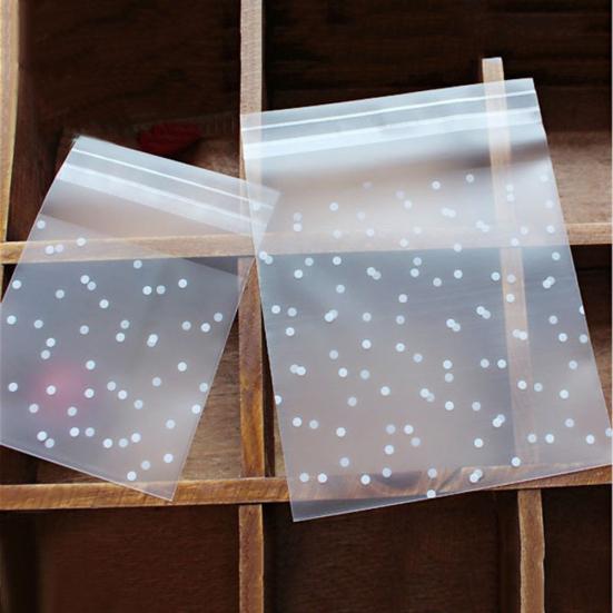100Pcs Self Adhesive Christmas DIY Cellophane Party Treat Cooky Candy Gift Bags