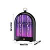 Fly Zapper Outdoor USB Wall-Mounted Electronic Catcher For Fly Portable Powerful Moth Gnat Wasp Trap Quiet LED Lamp Rechargeable