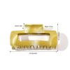 Soft silicone shark clip hairpin anti-collision protection rear head clip hair anti-drop durable clip grab clip
