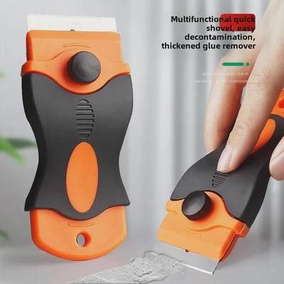 Grattoir multifonctionnel en acier inoxydable pour enlever la colle et la saleté à usage domestique